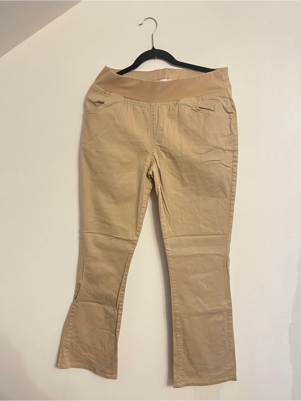 Maternity khakis ! So comfortable
